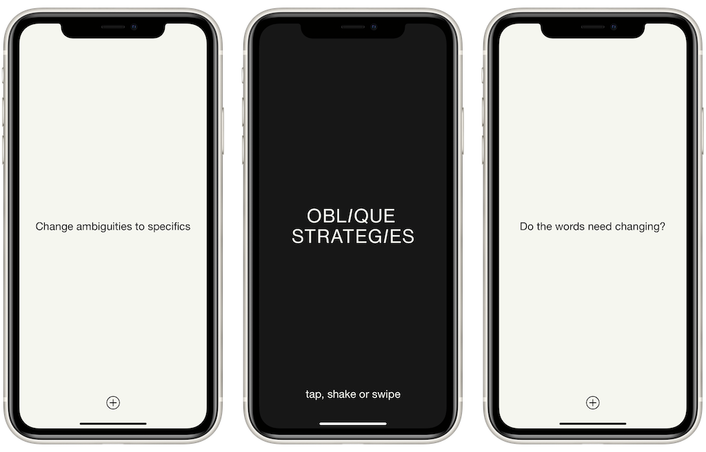 Oblique Strategies SE